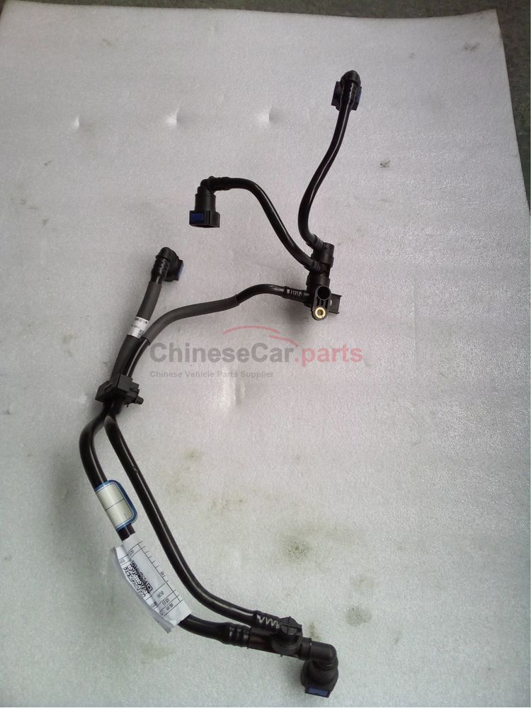 Carbon canister control valve outlet pipe