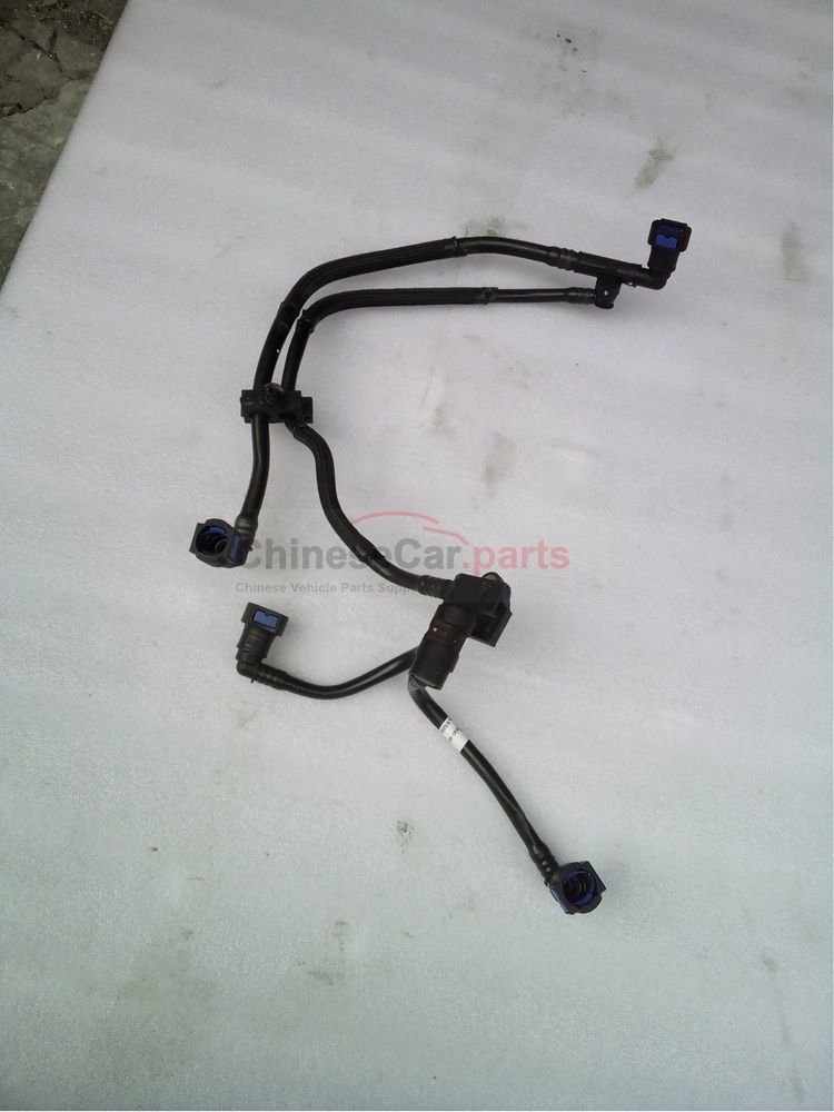 Carbon canister control valve outlet pipe