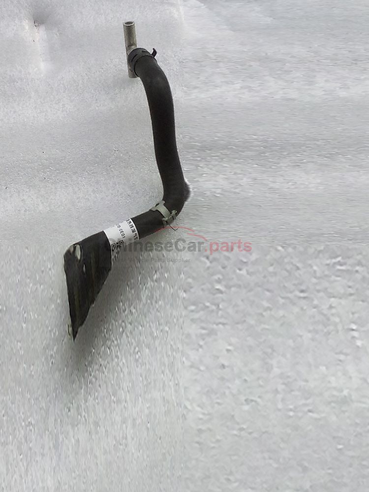 Low-temperature radiator overflow pipe assembly