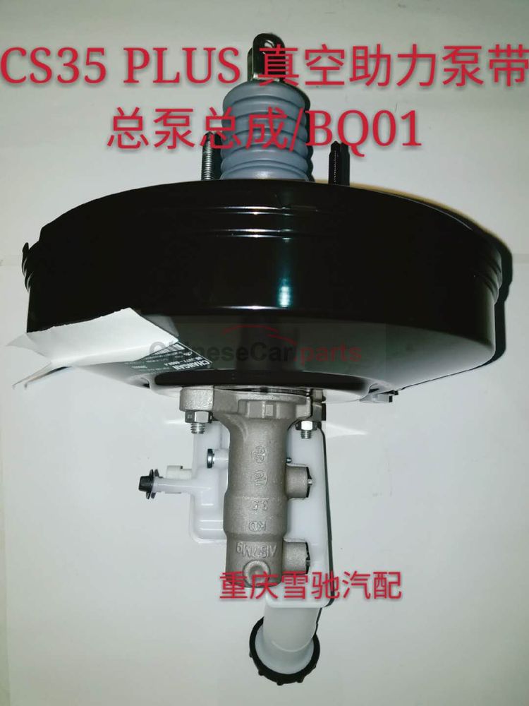 Vacuum booster pump with master cylinder